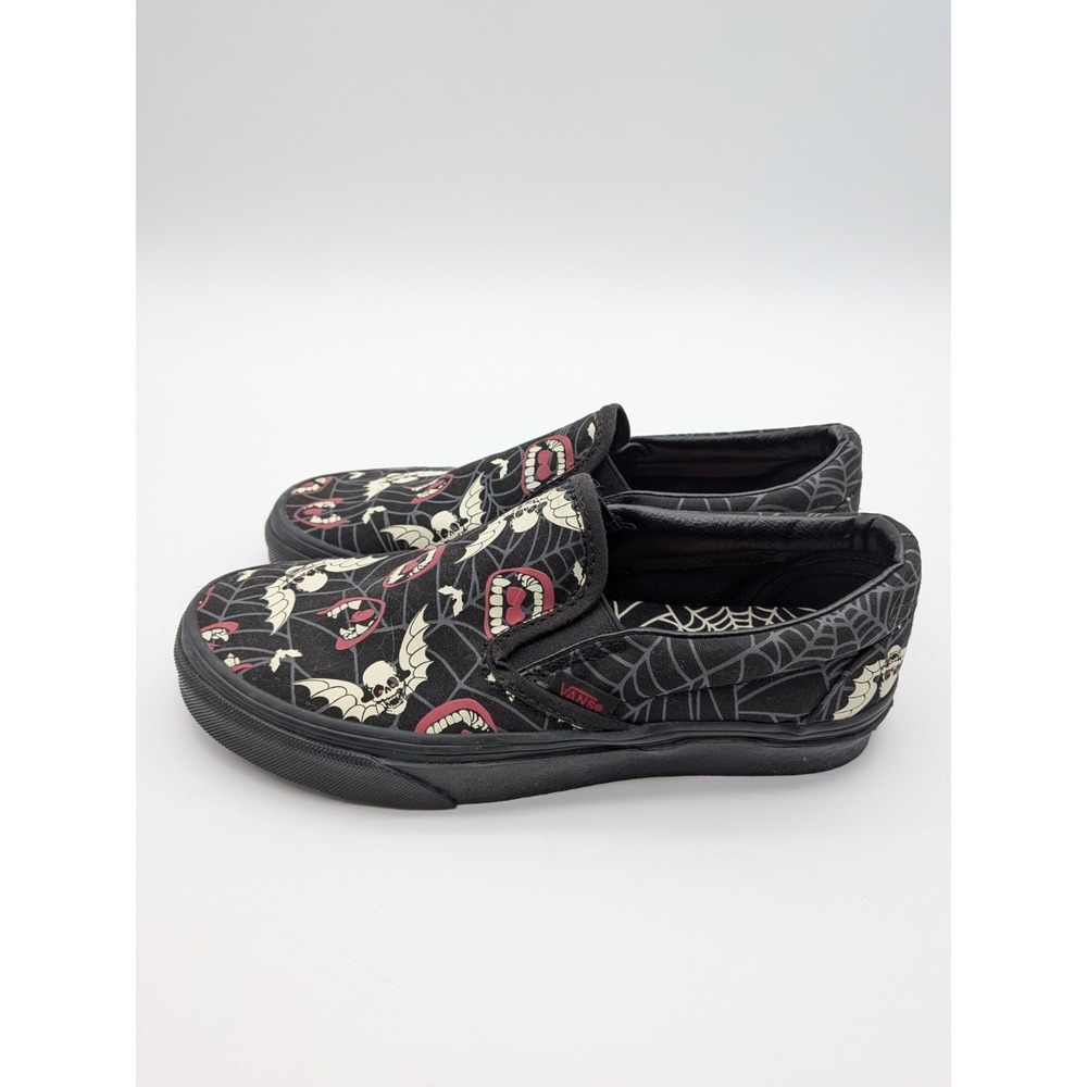Vans Classic Slip On Glow Frights Halloween Black Graphic 5M / 6.5W